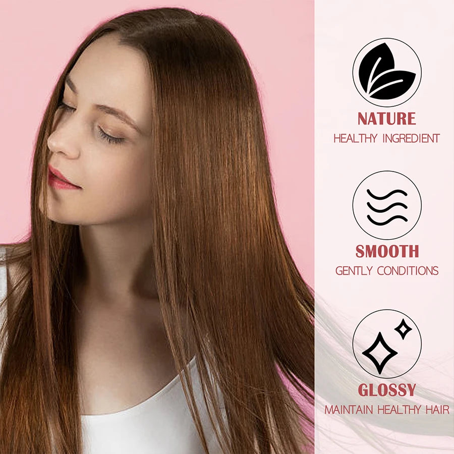 Heat Protectant Spray for Hair – Shields from Heat & UV, Adds Shine & Strength