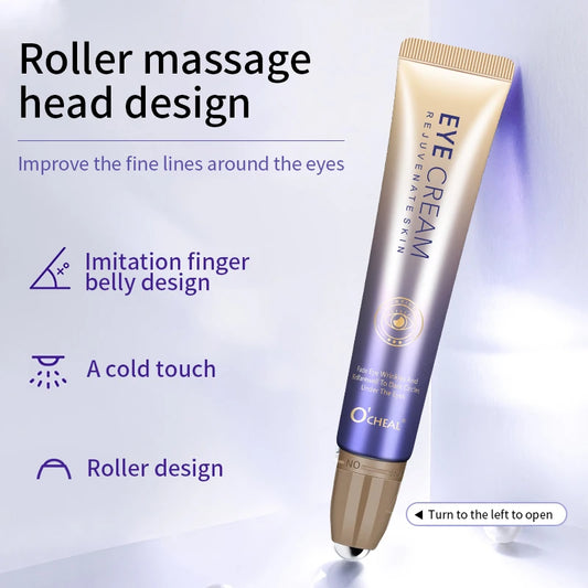 O’CHEAL Roller Eye Cream – Fade Wrinkles, Dark Circles & Eye Bags Fast