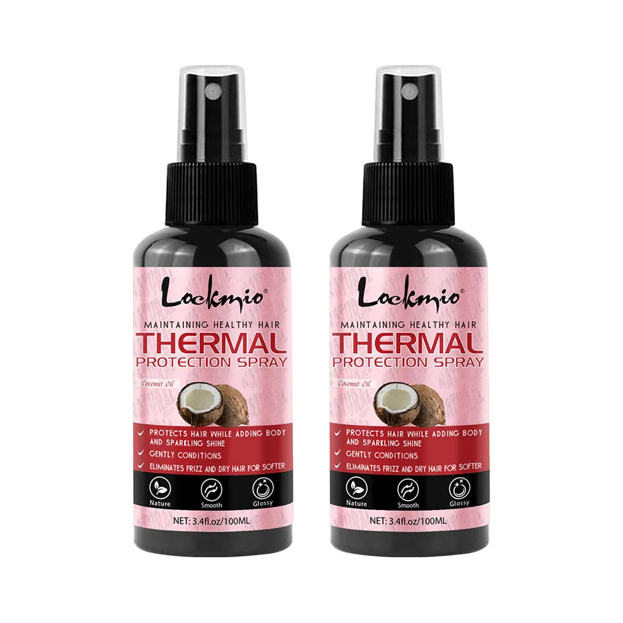 Heat Protectant Spray for Hair – Shields from Heat & UV, Adds Shine & Strength
