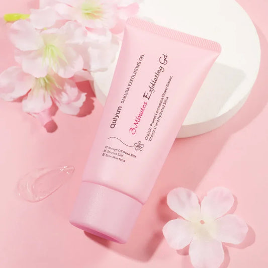 Sakura Peeling Gel – Exfoliating Face Scrub with Vitamin C & Hyaluronic Acid for Smooth, Glowing Skin