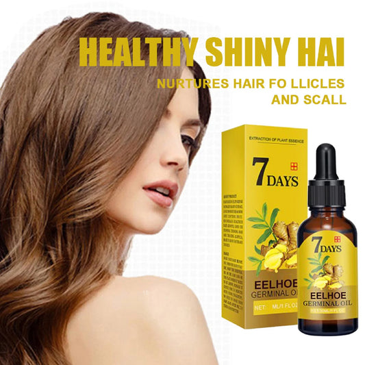 Ginger Hair Growth Serum – Prevent Hair Loss, Strengthen Roots & Boost Shine | Natural Herbal Scalp Treatment by EELHOE
