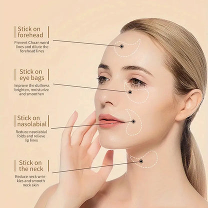 60pcs Seaweed Hyaluronic Acid Eye Mask – Anti-Aging, Dark Circle & Puffiness Treatment | Water Ice Levin Collagen Eye Patches