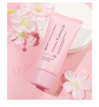 Sakura Peeling Gel – Exfoliating Face Scrub with Vitamin C & Hyaluronic Acid for Smooth, Glowing Skin